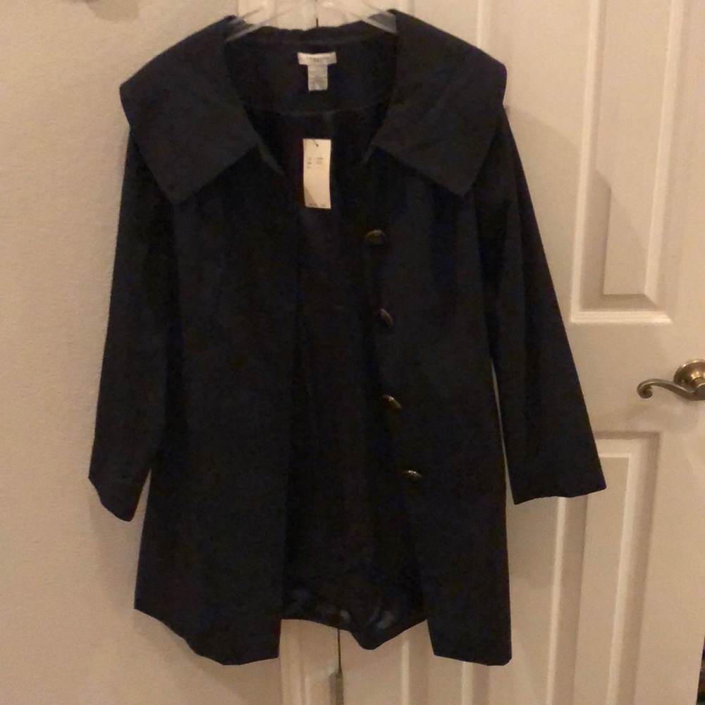 Dressy Black Trench Coat